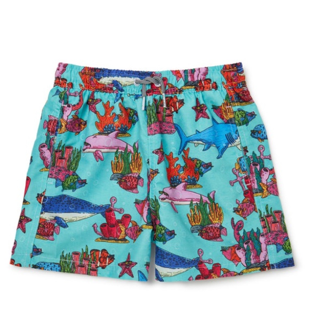 Boardies swim trunks sz 9-10 mulga X under the sea print